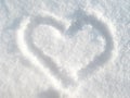 Snow heart