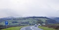 Snow on the Hill Tops. Royalty Free Stock Photo