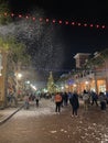 Snow for the holidays Celebration Florida USA near Orlando