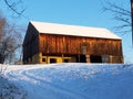 Snow house in a field eeuu