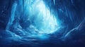 snow ice cave landscape