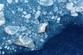 Snow and Ice. Icebreaker. Iceberg. Arctic ocean. Arctica, Antarctica Royalty Free Stock Photo