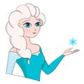 Snow Queen. Frozen princess