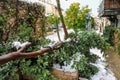 Snow in Jerusalem Royalty Free Stock Photo