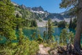 Snow Lake from backcountry campsite