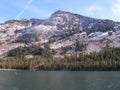 Snow Lingers Above Treeline