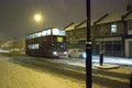 Snow in London Royalty Free Stock Photo