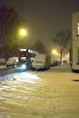 Snow in London Royalty Free Stock Photo