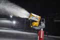 Snow making machine snow cannon