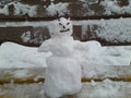Snow monster. Royalty Free Stock Photo