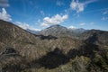 Snow on Mount San Antonio Mount Baldy and Other Peaks in San Gabriel Mountains, Southern California Royalty Free Stock Photo