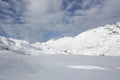 Snow mountain anayet, tena valley Royalty Free Stock Photo