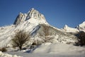 Snow mountain anayet, tena valley Royalty Free Stock Photo