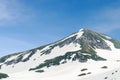 Snow mountain at japan alps tateyama kurobe alpine route