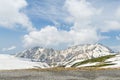 Snow mountain at japan alps tateyama kurobe alpine route