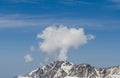 Snow mountain at japan alps tateyama kurobe alpine route