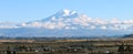 Snow mountain near highway I5 california