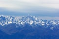 Snow Mountain Range Landscape