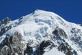Snow mountain summit in the Alps Royalty Free Stock Photo