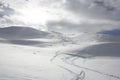 Snow mountain , tena valley Royalty Free Stock Photo