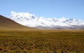 Snow mountain in tibet Royalty Free Stock Photo