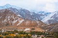 Snow Mountain View of Leh Ladakh District ,Norther part of India