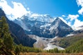 Snow mountain Xiannairi in Daocheng Yading