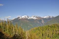 Snow Mountains in Mt. Baker Area Royalty Free Stock Photo