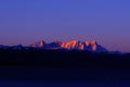 Snow mountains in Tibet Royalty Free Stock Photo