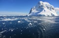 Snow mountans in Antarctica
