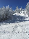 Snow Path for Cross-Country Skiing