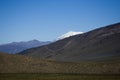 Snow peak of Ampato volcano in Peru