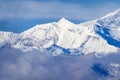 Snow peak of Himalaya mountains in Shigatse city Tibet Autonomous Region, China Royalty Free Stock Photo