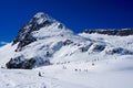 Snow Peak Mountain Landscape sun winter Royalty Free Stock Photo