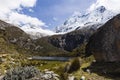 Snow peaked mountains in Huascaran National Park