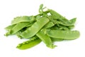 Snow Peas or Mange-Tout Isolated