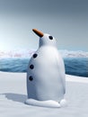 Snow penguin