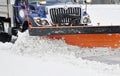 Snow plow Royalty Free Stock Photo