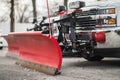 Snow Plow Pickup Trucks Royalty Free Stock Photo