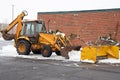 snow plow tractor