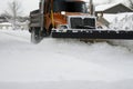 Snow Plow Up Close Royalty Free Stock Photo