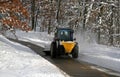 Snow Plowing Royalty Free Stock Photo