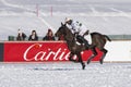 Snow polo World Cup 2018 event in Sankt Moritz Royalty Free Stock Photo