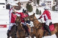 Snow polo World Cup 2018 event in Sankt Moritz Royalty Free Stock Photo