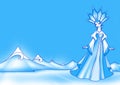 Snow Queen Royalty Free Stock Photo