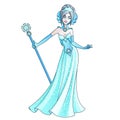 Snow Queen fairy tale character