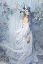Snow Queen portrait Royalty Free Stock Photo