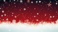 Snow red background. Royalty Free Stock Photo