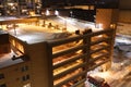 Snow removal from parking ramp