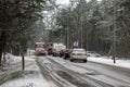 Snow removal of the road